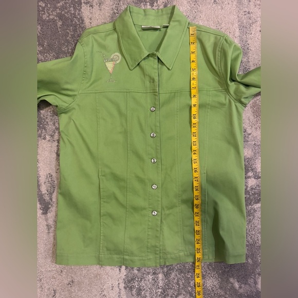 Women’s Green Vintage Quacker Factory Jacket - Picture 7 of 7